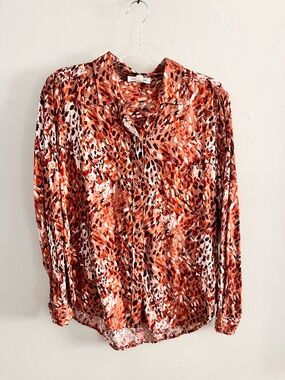 BEACH LUNCH LOUNGE Abstract Print Button Down Shirt